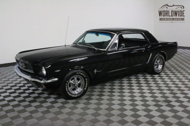 1965 Black Ford Mustang