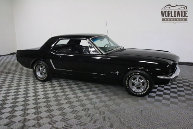 1965 Black Ford Mustang