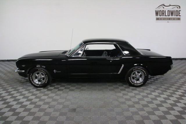 1965 Black Ford Mustang