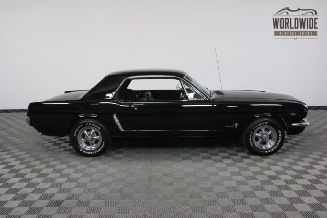 1965 Black Ford Mustang