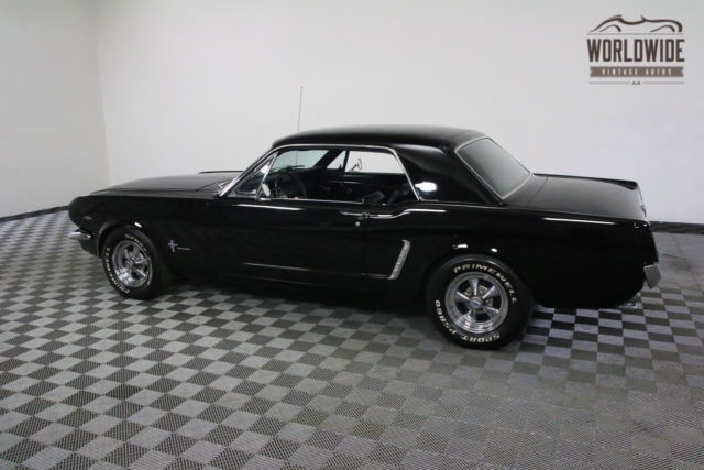 1965 Black Ford Mustang