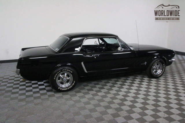 1965 Black Ford Mustang