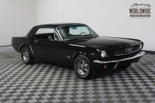1965 Black Ford Mustang