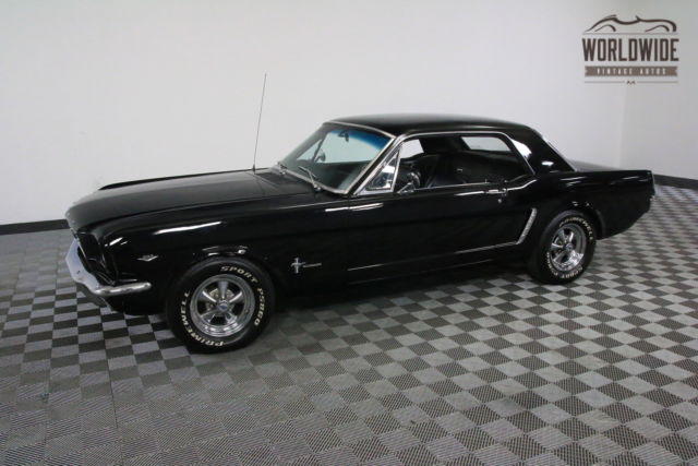 1965 Black Ford Mustang