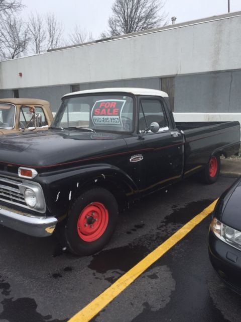 1965 Black Ford F-100