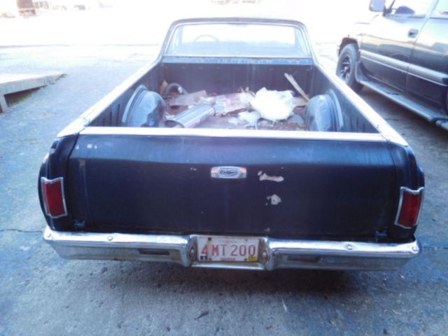1965 Black Chevrolet El Camino Pickup Truck