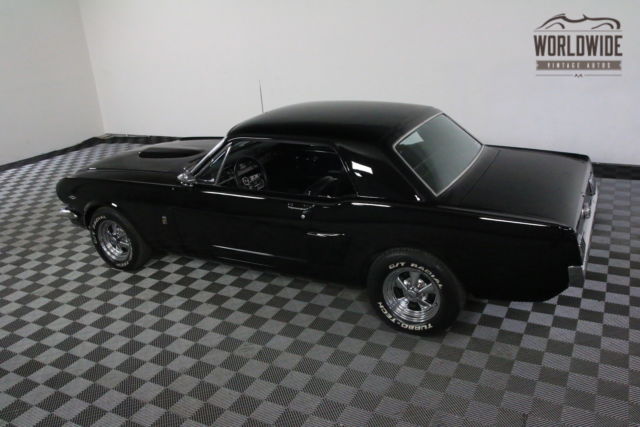 1965 Black Ford Mustang