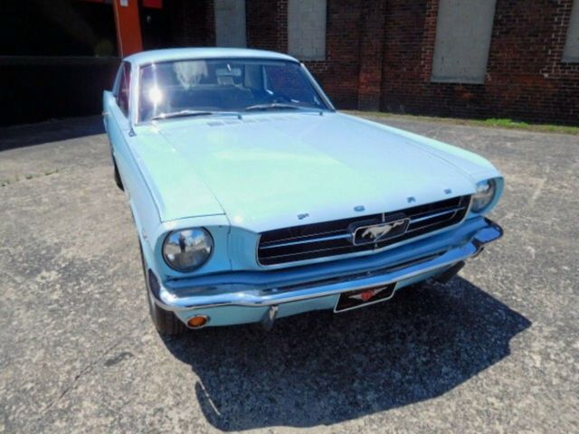 1965 Blue Ford Mustang Coupe