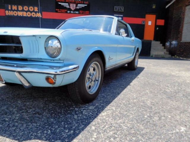 1965 Blue Ford Mustang Coupe