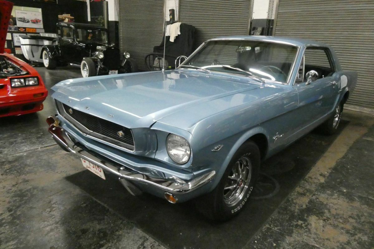 1965 Blue Ford Mustang Coupe
