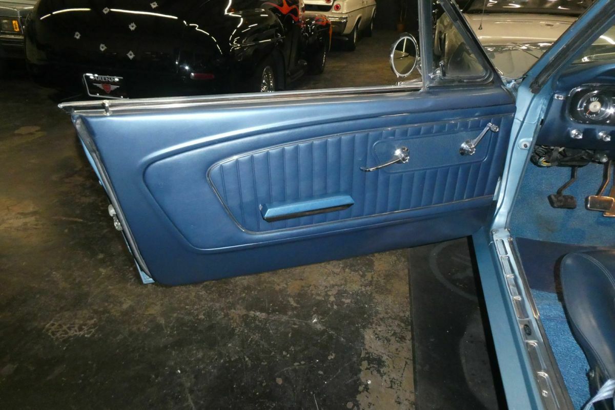 1965 Blue Ford Mustang Coupe