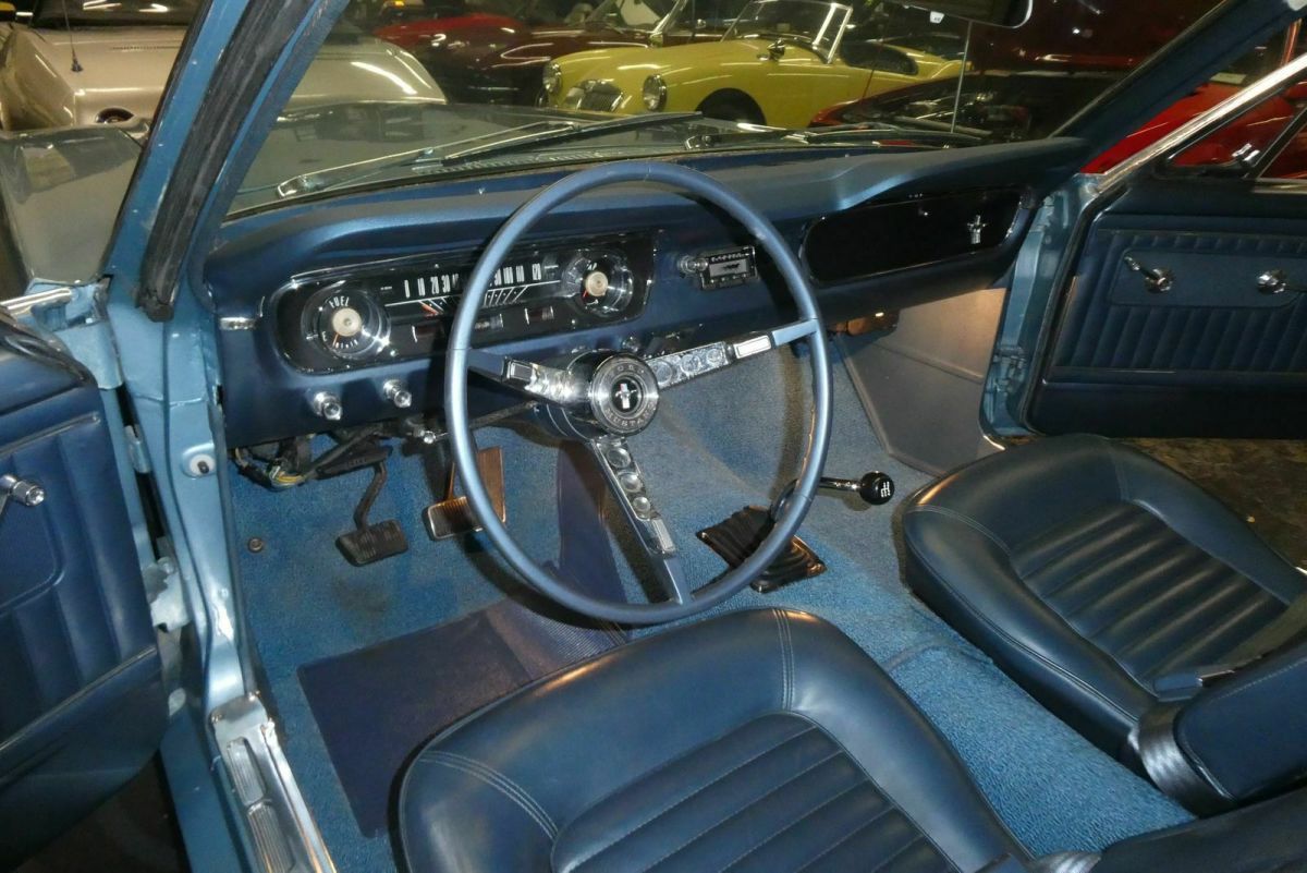 1965 Blue Ford Mustang Coupe