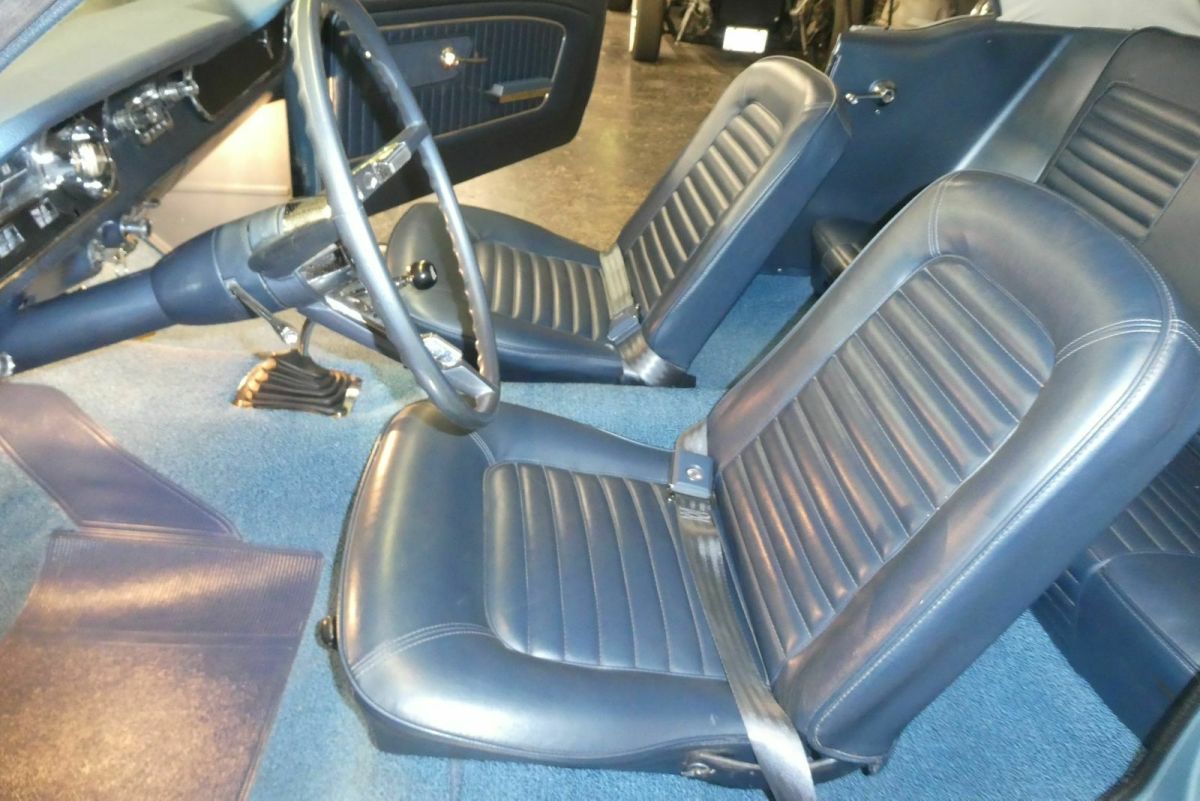 1965 Blue Ford Mustang Coupe