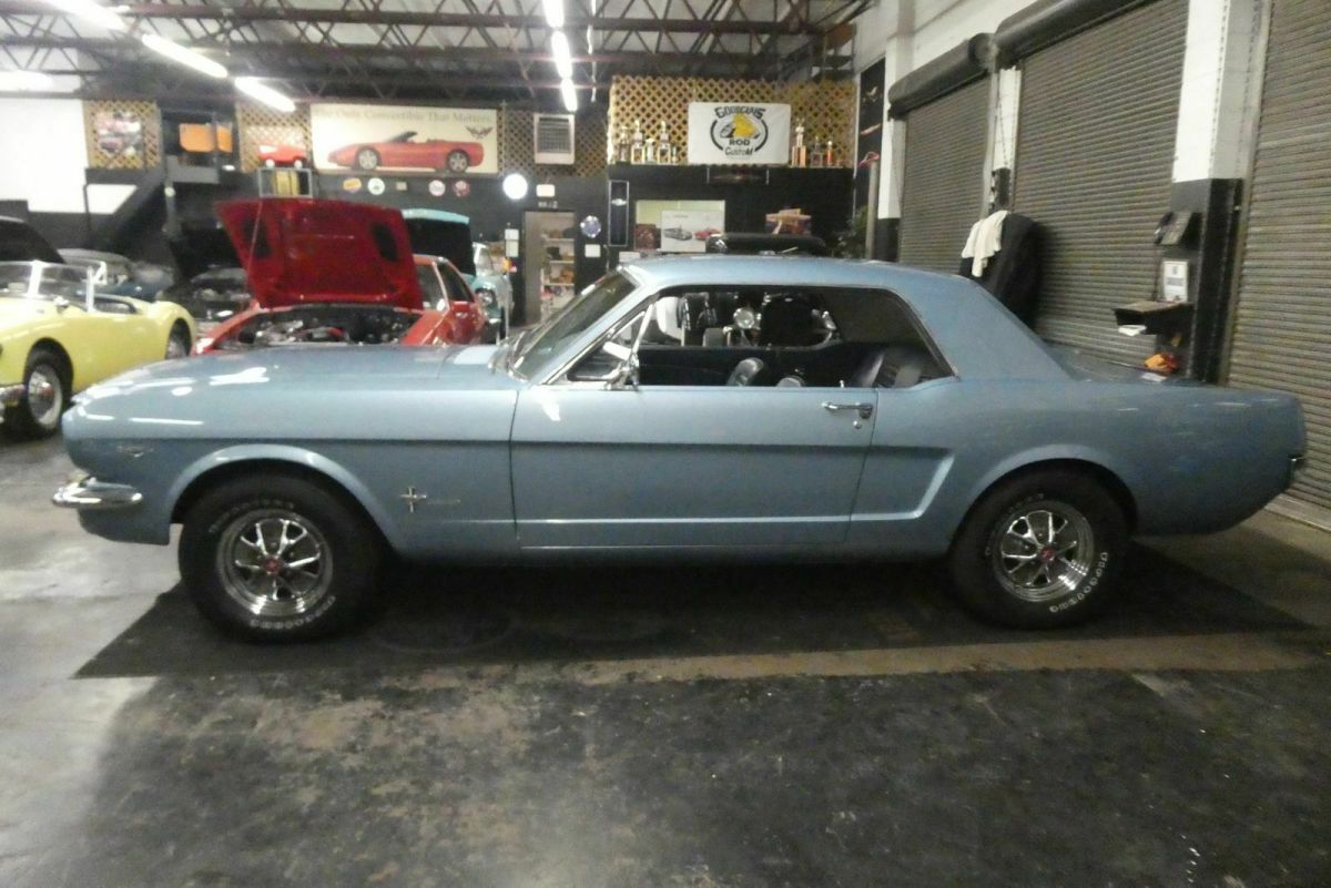 1965 Blue Ford Mustang Coupe