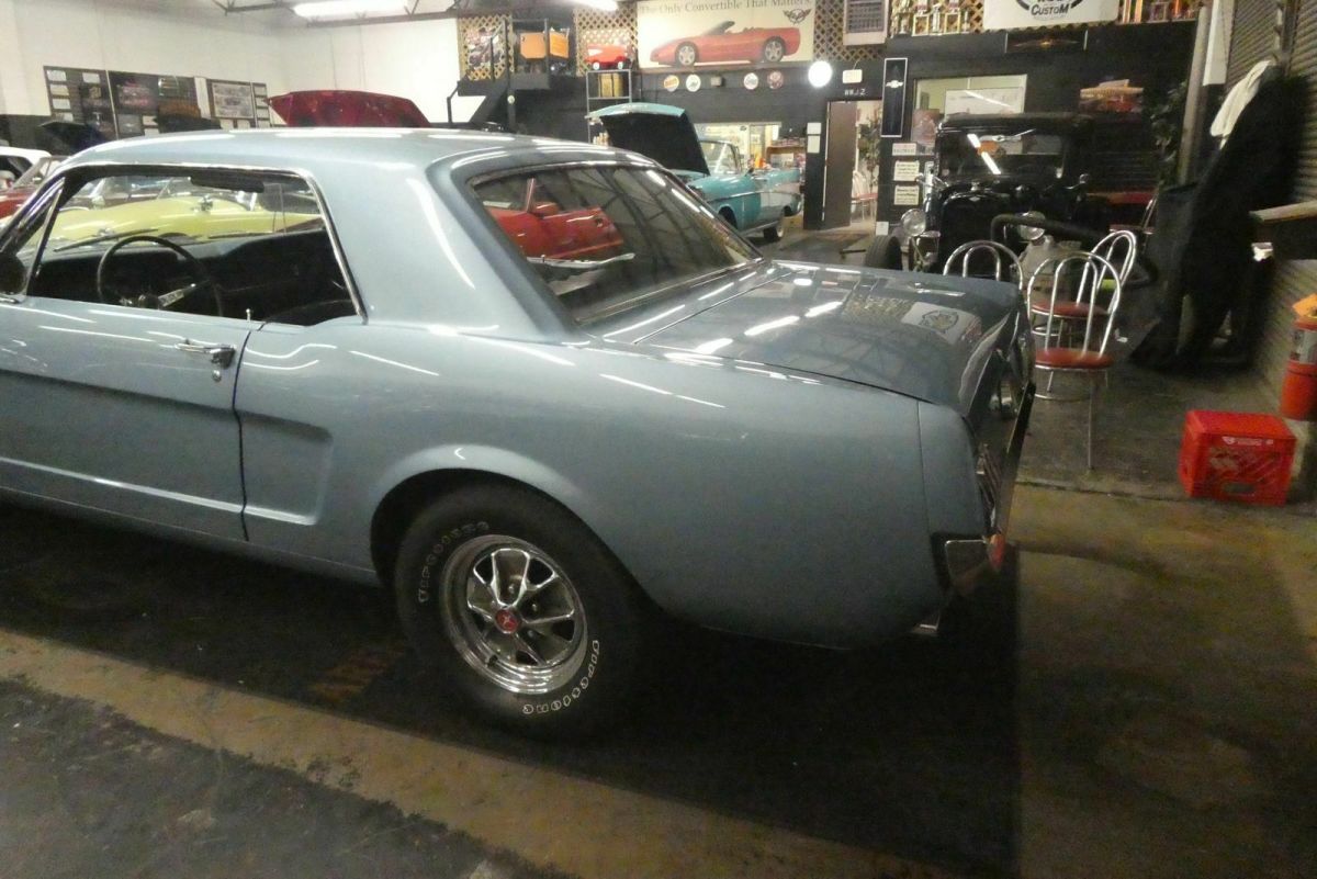 1965 Blue Ford Mustang Coupe