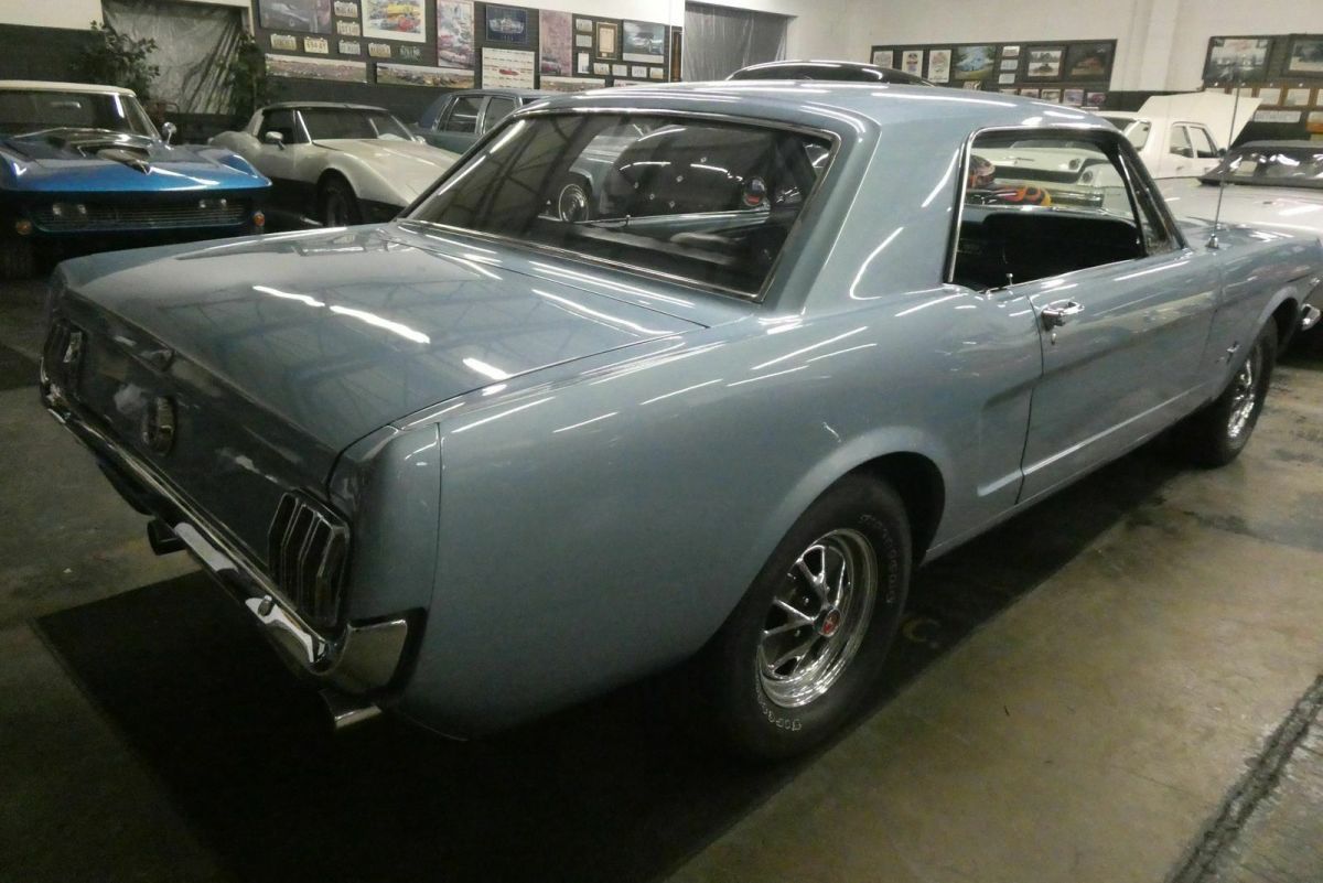 1965 Blue Ford Mustang Coupe