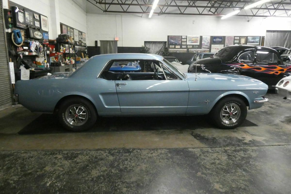 1965 Blue Ford Mustang Coupe
