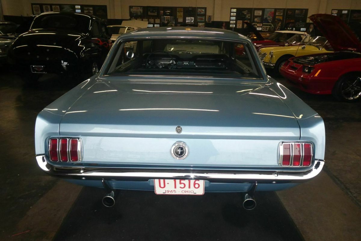 1965 Blue Ford Mustang Coupe