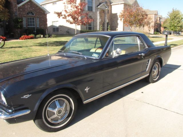 1965 Blue Ford Mustang Coupe