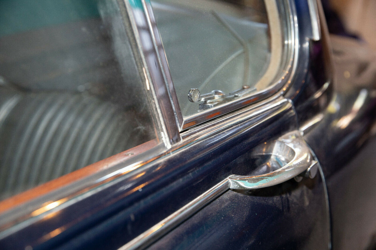 1965 Blue Jaguar S-Type Sedan