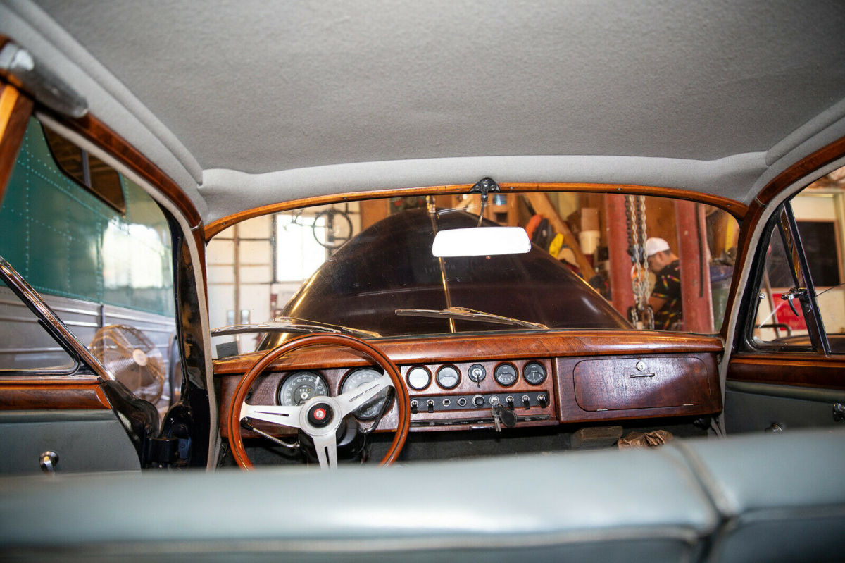1965 Blue Jaguar S-Type Sedan