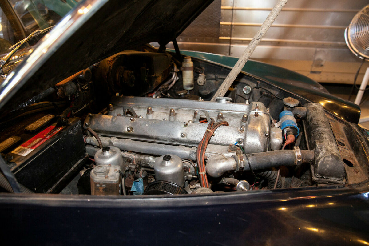 1965 Blue Jaguar S-Type Sedan