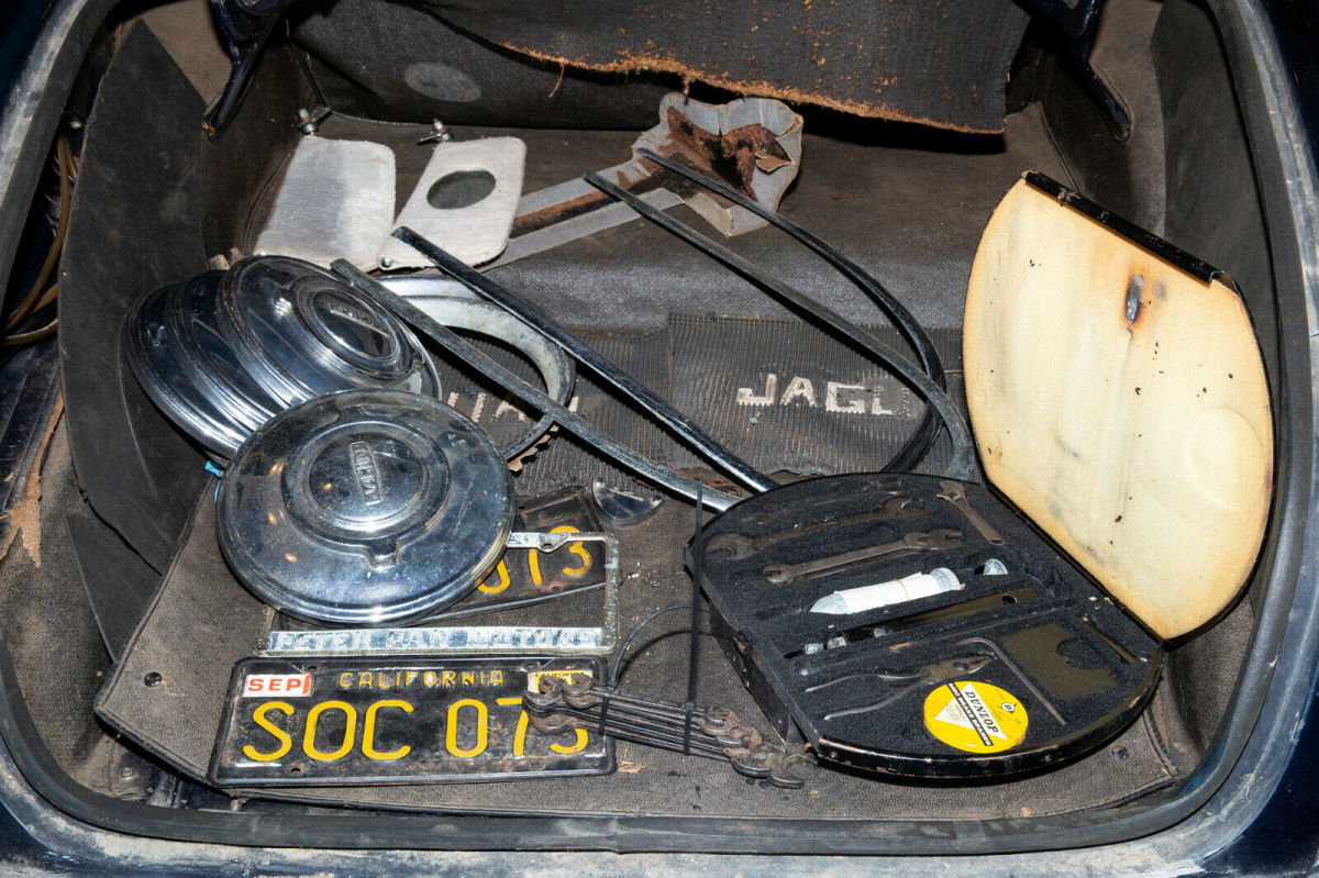 1965 Blue Jaguar S-Type Sedan