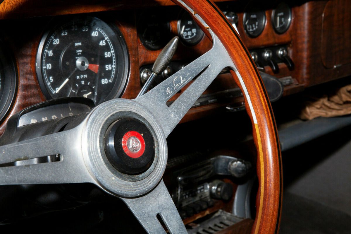1965 Blue Jaguar S-Type Sedan