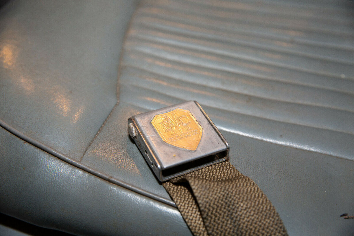 1965 Blue Jaguar S-Type Sedan