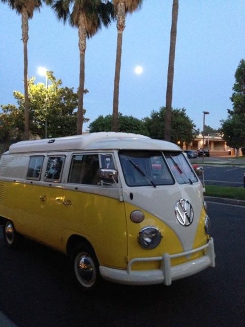 1965 Yellow Volkswagen Bus/Vanagon Van Camper