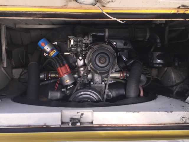 1965 Yellow Volkswagen Bus/Vanagon Van Camper