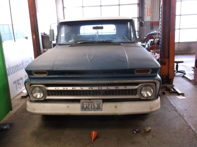1965 Blue Chevrolet C-10 Standard Cab Pickup
