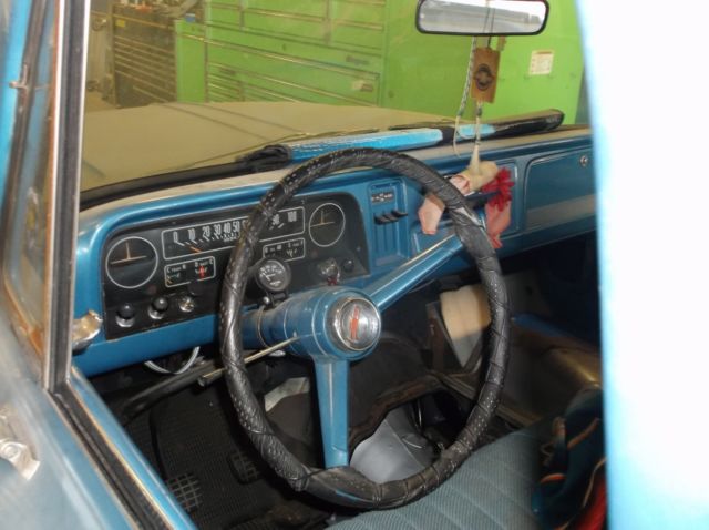 1965 Blue Chevrolet C-10 Standard Cab Pickup