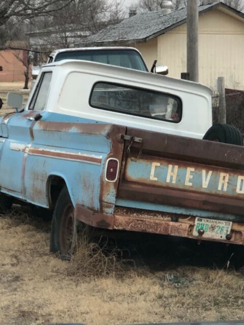 1965 Blue Chevrolet C-10