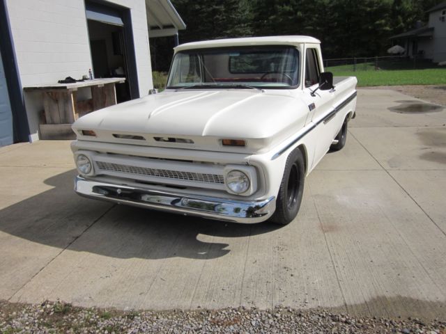 1965 White Chevrolet C-10
