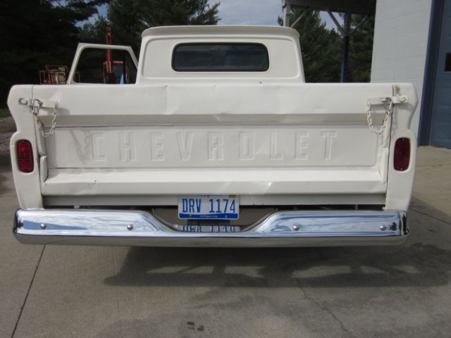 1965 White Chevrolet C-10