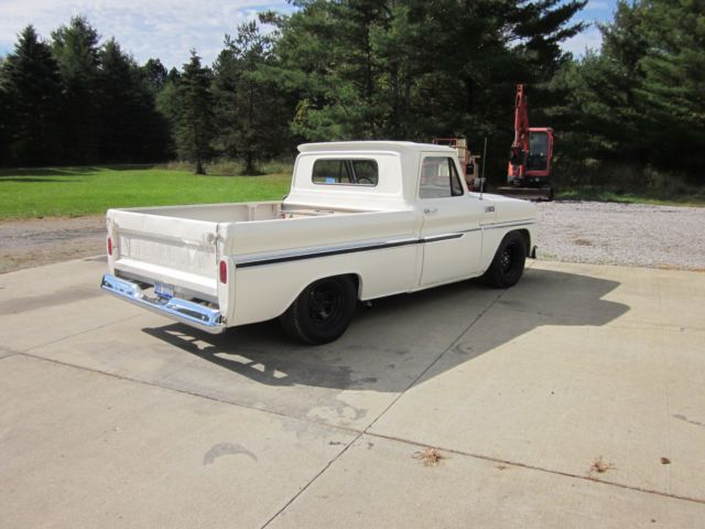 1965 White Chevrolet C-10
