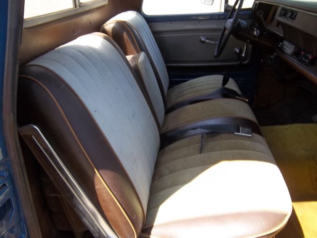 1965 Blue and Silver Chevrolet C/K Pickup 3500 Truck