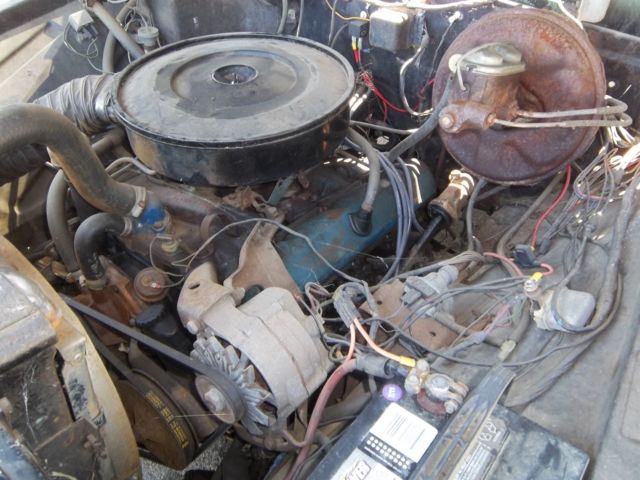 1965 Blue and Silver Chevrolet C/K Pickup 3500 Truck