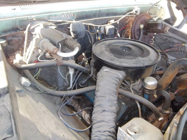 1965 Blue and Silver Chevrolet C/K Pickup 3500 Truck