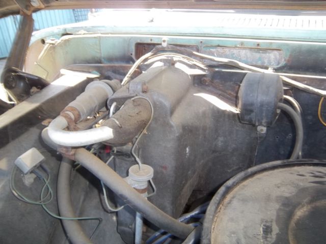 1965 Blue and Silver Chevrolet C/K Pickup 3500 Truck