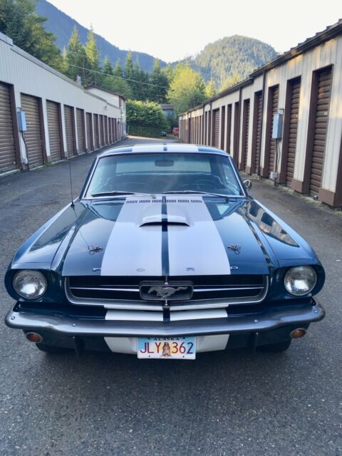 1965 Blue Ford Mustang Coupe