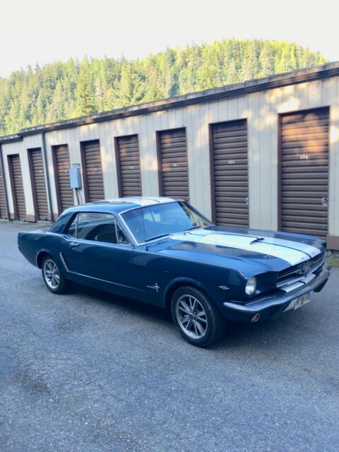 1965 Blue Ford Mustang Coupe