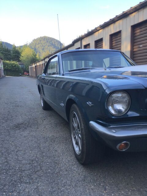 1965 Blue Ford Mustang Coupe