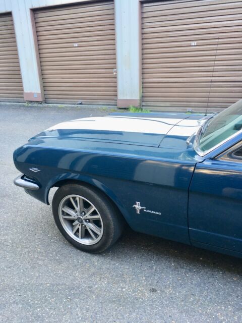 1965 Blue Ford Mustang Coupe