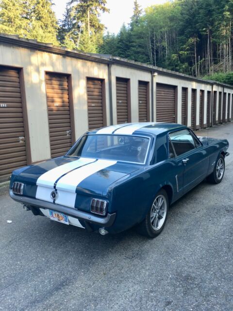 1965 Blue Ford Mustang Coupe