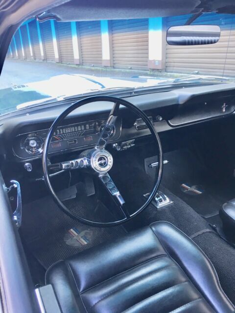 1965 Blue Ford Mustang Coupe