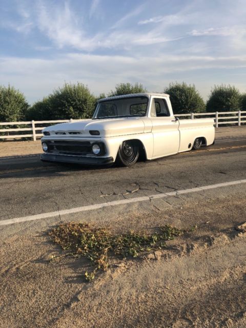 1965 White Chevrolet C-10 Standard Cab Pickup