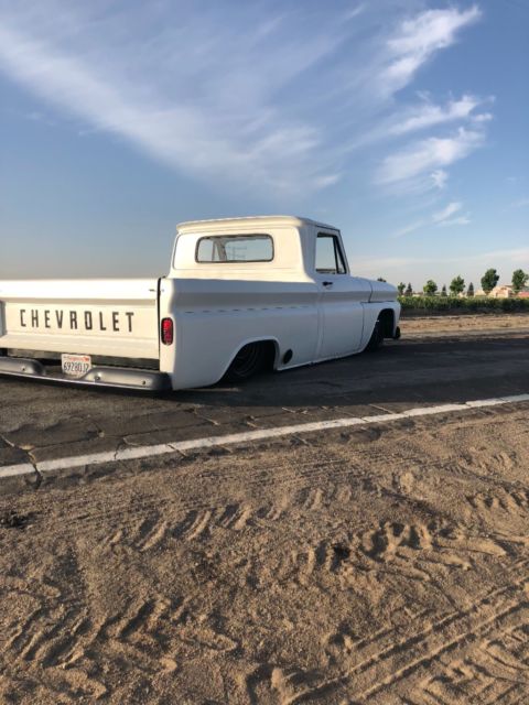 1965 White Chevrolet C-10 Standard Cab Pickup