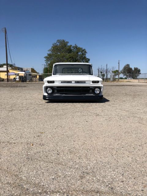 1965 White Chevrolet C-10 Standard Cab Pickup